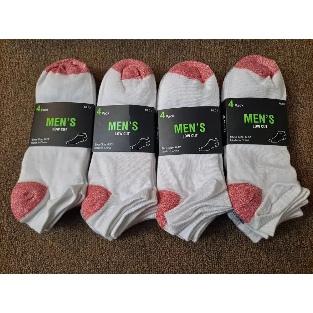 NEW Collective Soles 36 Pair Bundle Men's Low Cut Socks Shoe Size 6-12